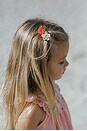 view 2 of 3 Kids Crochet Clip Set in Strawberry Daisy