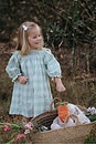 view 2 of 2 Kids Bishop Dress in Green Gingham