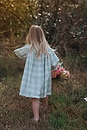 view 3 of 3 Kids Bishop Dress in Green Gingham
