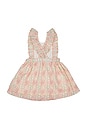 view 2 of 2 Kids Pinafore Dress in Spring Patchwork Floral