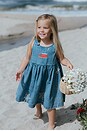 view 2 of 4 Kids Piper Dress in American Flag Denim