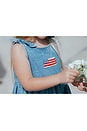 view 4 of 4 Kids Piper Dress in American Flag Denim