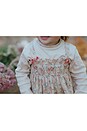 view 6 of 7 Kids Smock Dress in Dusty Pink Roses