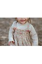 view 7 of 7 Kids Smock Dress in Dusty Pink Roses