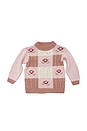 view 1 of 1 Rose Patchwork Sweater in Misty Rose