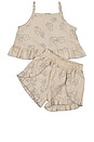 view 1 of 1 Kids Ruffle Short Set in Retro Bloom