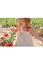 view 10 of 11 Embroidered Smock Set in Red Dot Cherry