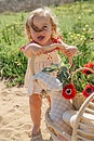 view 6 of 11 Embroidered Smock Set in Red Dot Cherry