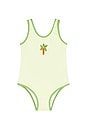 view 1 of 2 Palm Swimsuit in Pale Green