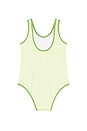 view 2 of 2 Palm Swimsuit in Pale Green
