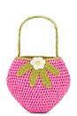 view 1 of 4 Kids Crochet Purse in Strawberry