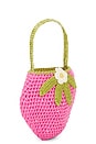 view 3 of 4 Kids Crochet Purse in Strawberry