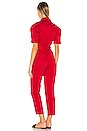 view 3 of 3 Belted Jumpsuit in Red