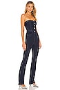 view 2 of 4 Strapless Jumpsuit in Dark Wash