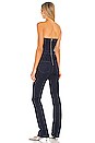 view 3 of 4 Strapless Jumpsuit in Dark Wash