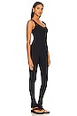 view 2 of 3 Henley Flare Jumpsuit in Black