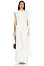 view 1 of 4 Draped Dolman Sleeve Jumpsuit in Ivory