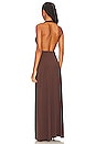 view 3 of 3 Cowl Halter Maxi Dress in Umber