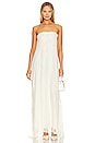 view 1 of 3 Strapless Lace Maxi in Ecru