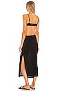 view 3 of 3 Ruched Cutout Maxi Dress in Black