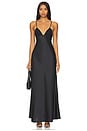 view 1 of 3 Lace Slip Maxi Dress in Black