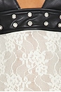 view 4 of 4 VESTIDO MIDI BELT in Black & Antique White