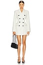 view 1 of 3 Peplum Blazer Dress in Ivory