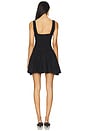 view 3 of 3 Corset Peplum Mini Dress in Black Multi