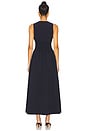 view 3 of 3 VESTIDO COM BOTÕES FRONTAIS in Navy
