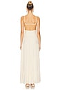view 3 of 3 Smocked Drop Waist Maxi Dress in Ivory