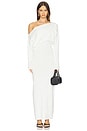 view 1 of 3 Off Shoulder Sweater Midi Dress in Ivory