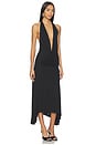 view 2 of 3 Halter Midi Dress in Black