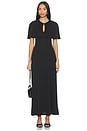 view 1 of 3 Cape Midi Dress in Black