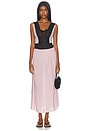 view 1 of 4 Lace Trim Maxi Dress in Vintage Rosette