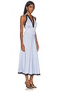 view 2 of 3 VESTIDO MIDI HALTER HALTER MIDI DRESS in Cashmere Blue