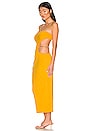 view 3 of 4 Snake Chain Cut Out Maxi Dress in Tangerine