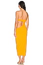 view 4 of 4 Snake Chain Cut Out Maxi Dress in Tangerine