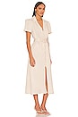 view 2 of 3 Camp Collar Shirt Dress in Creme Brulee in Cr?me Brulee
