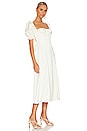 view 2 of 3 Puff Sleeve Midi in Whisper White