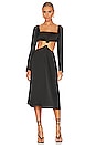 view 1 of 3 ПЛАТЬЕ CUT OUT in Black