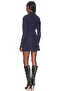 view 3 of 4 Denim Mini Dress in Blue