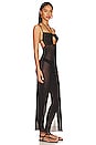 view 2 of 4 Mesh Strappy Maxi Dress in Black