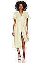 view 1 of 3 Camp Collar Linen Shirt Dress in Garden Glade