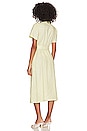 view 3 of 3 Camp Collar Linen Shirt Dress in Garden Glade