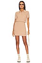 view 2 of 4 Cable Knit Polo Dress in Beige