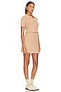view 3 of 4 Cable Knit Polo Dress in Beige
