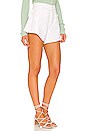 view 2 of 4 Denim Flare Bell Short in Classic White