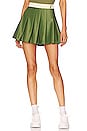 view 1 of 4 Tennis Skort in Court Green & Wheat