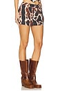 view 2 of 6 Low Rise Skort in Cowhide