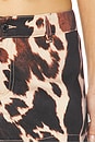 view 6 of 6 Low Rise Skort in Cowhide